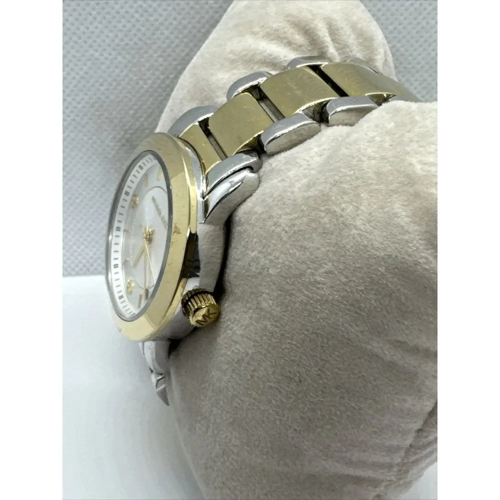 Michael Kors Janey MK3487 Men Two-Tone Stainless Steel Analog Dial Watch JNA764